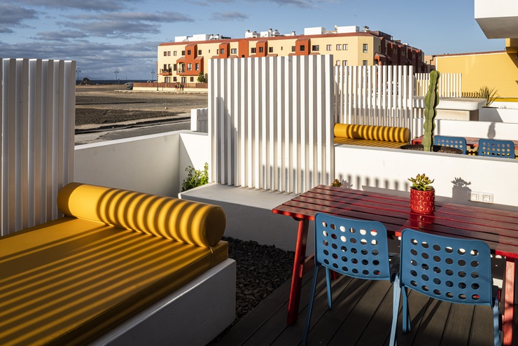 Duplex with independent entrance and terrace street view - 1 bedroom  Buendía Corralejo Fuerteventura